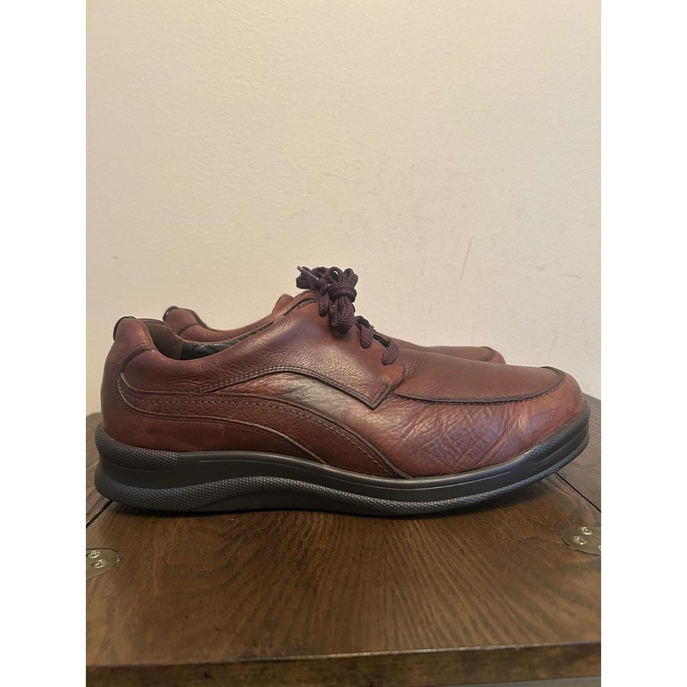 SAS Brown Leather Comfort shoes Men's 12.5 Wide lace up Made in USA